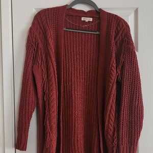 Margeaux & Ellie Rust Knit Cardigan